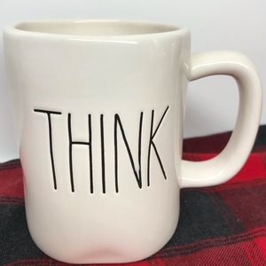 Rae Dunn think mug large lettering
